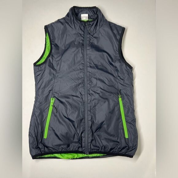Crane Vest Full Zip  Black Green Ultra Light Woman’s Size 38 EU/ S-M US - Picture 3 of 9